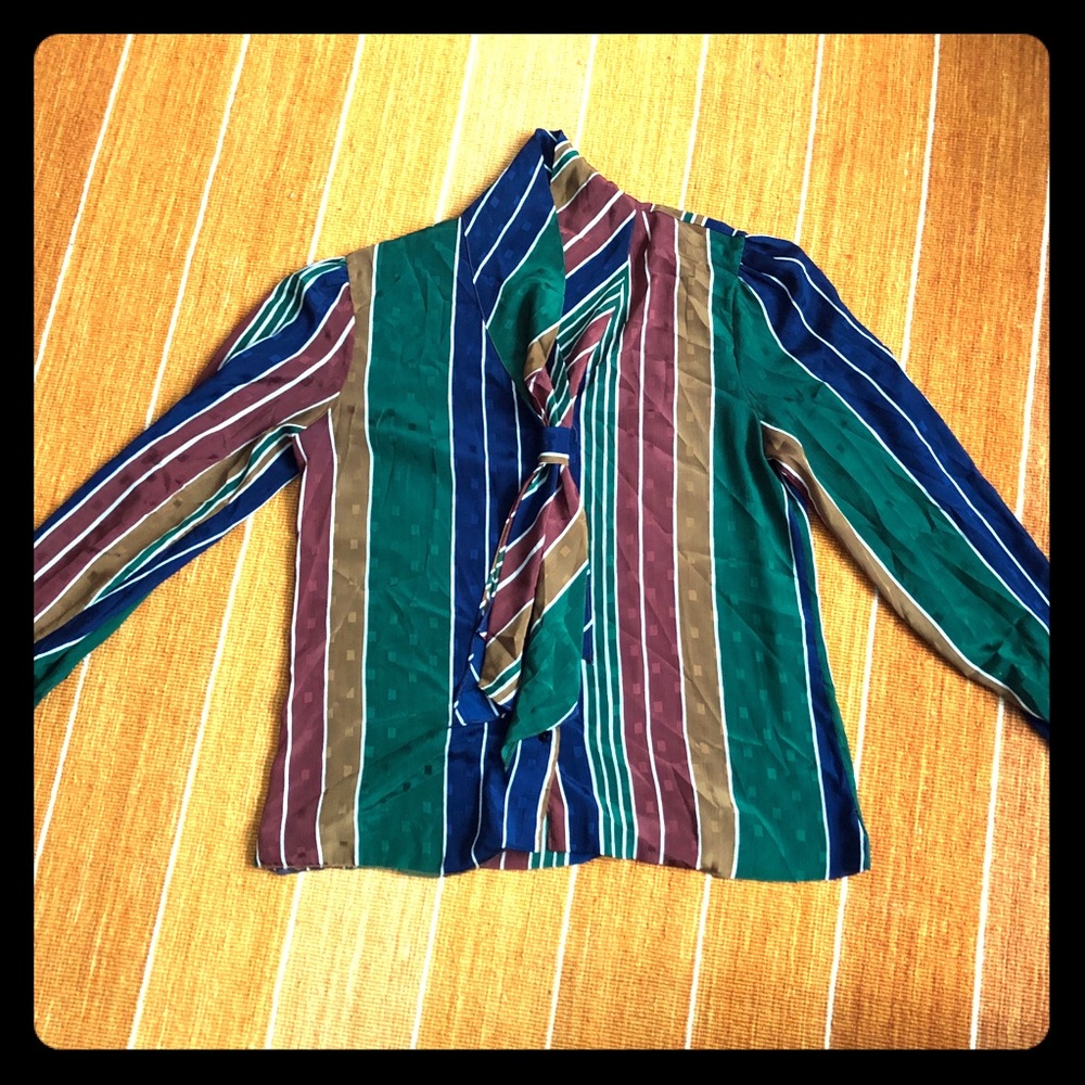 Vintage striped blouse